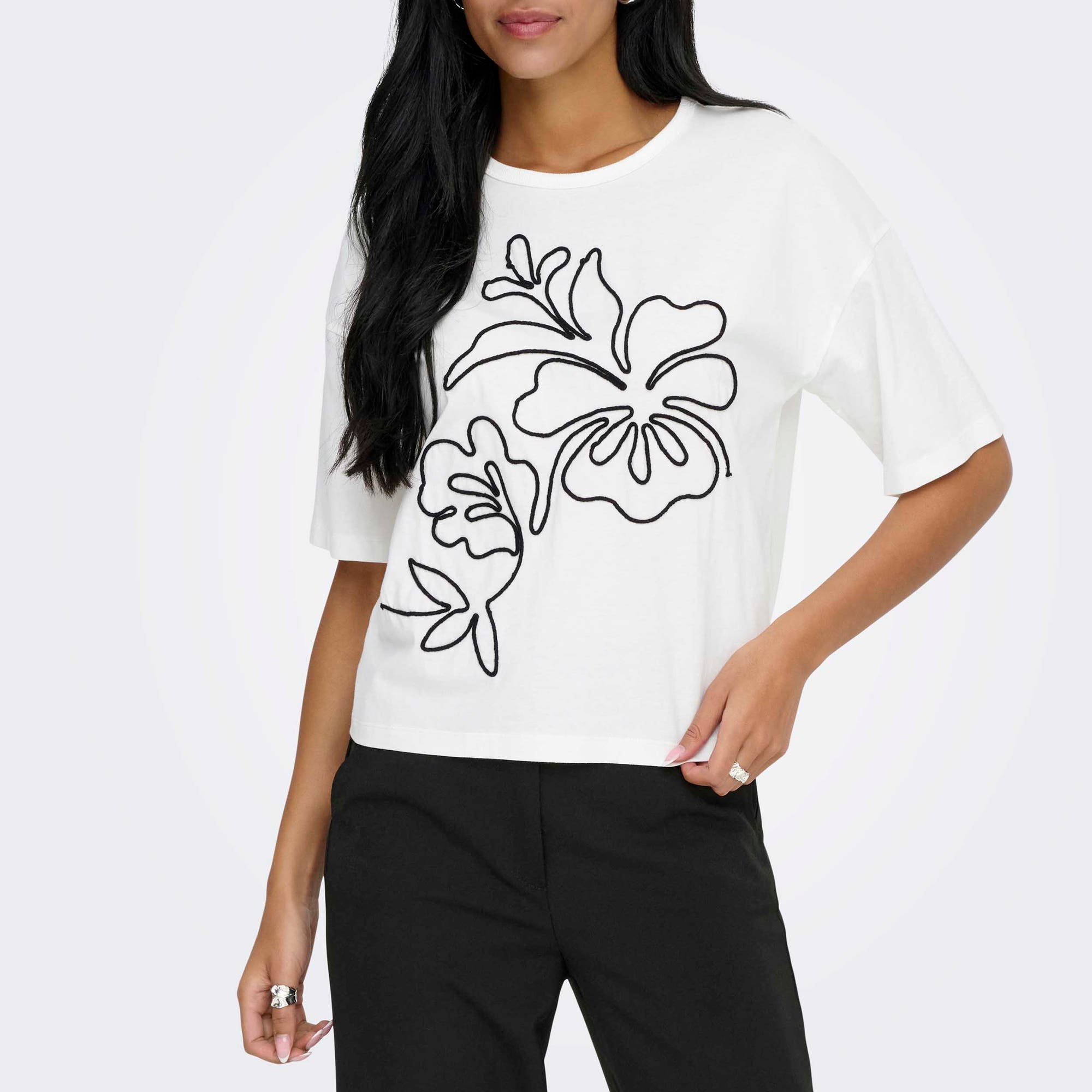 Top Femme blanc