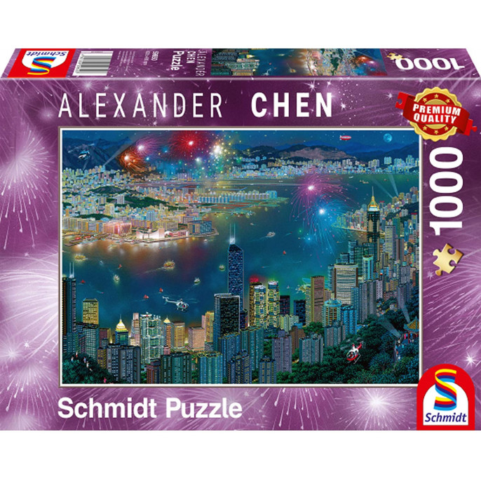 Puzzle : 1000 pièces - Chen Hong-Kong