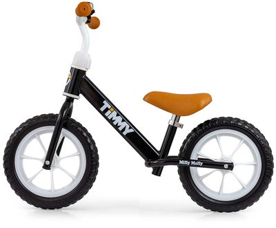 Milly Mally Balansesykkel Timmy 12 Tommer, Svart