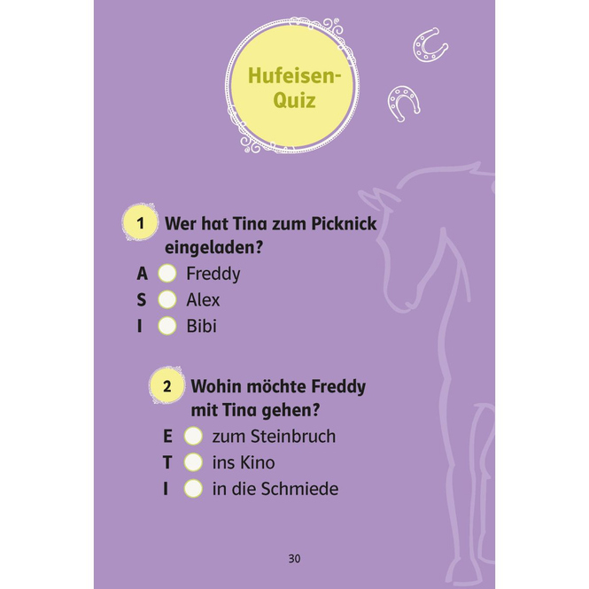 Bibi & Tina - Picknick bei Vollmond - 1.Klasse - Erstlesen