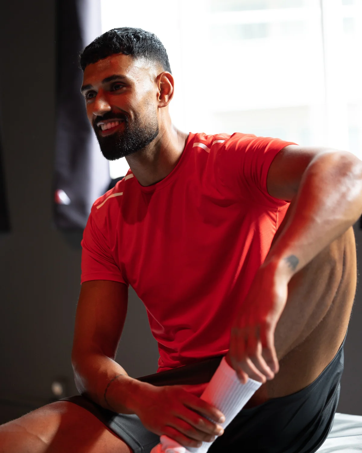 LEVITY Core Basics Gym Tee Red