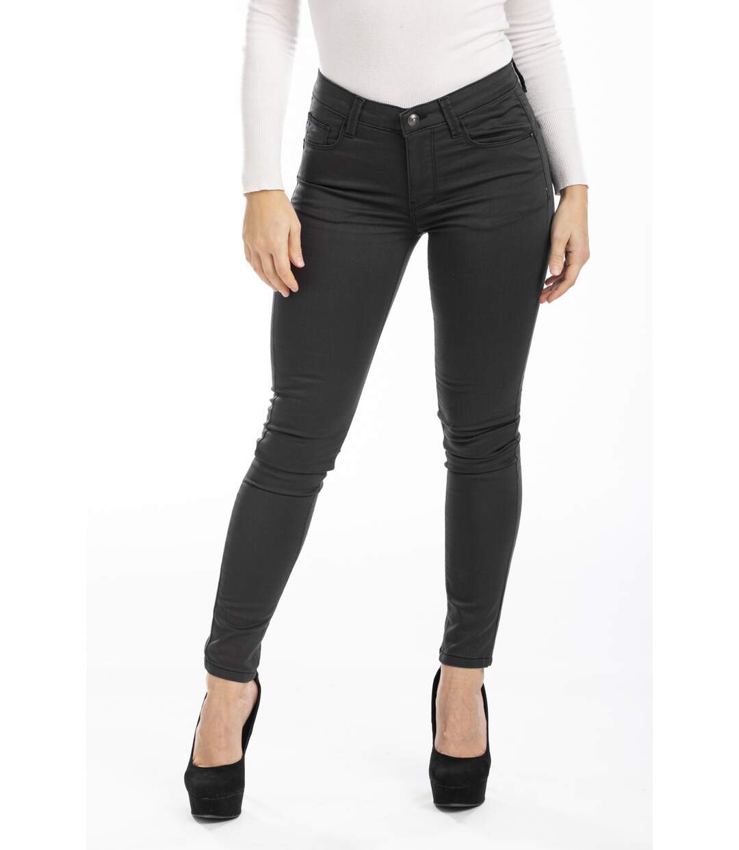 Pantalon coupe skinny LOUISE NOIR