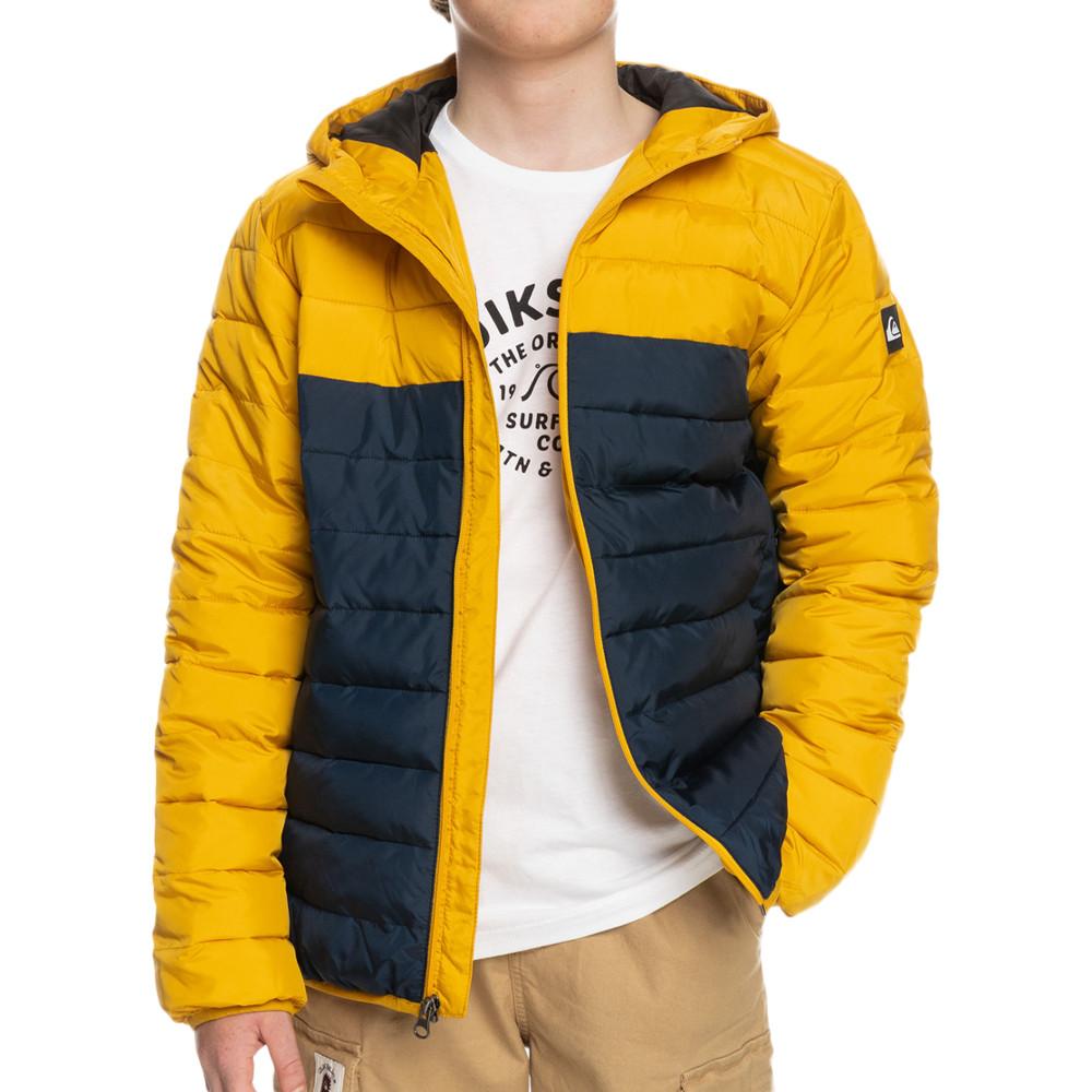 Quiksilver Doudoune Marine/Jaune Garçon Quiksilver Scaly