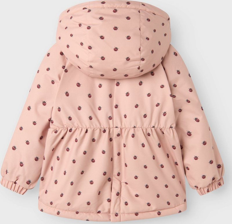 Lil' Atelier - Nmflasnow05 - Jas - Misty Rose - Peuters - Afneembare Capuchon