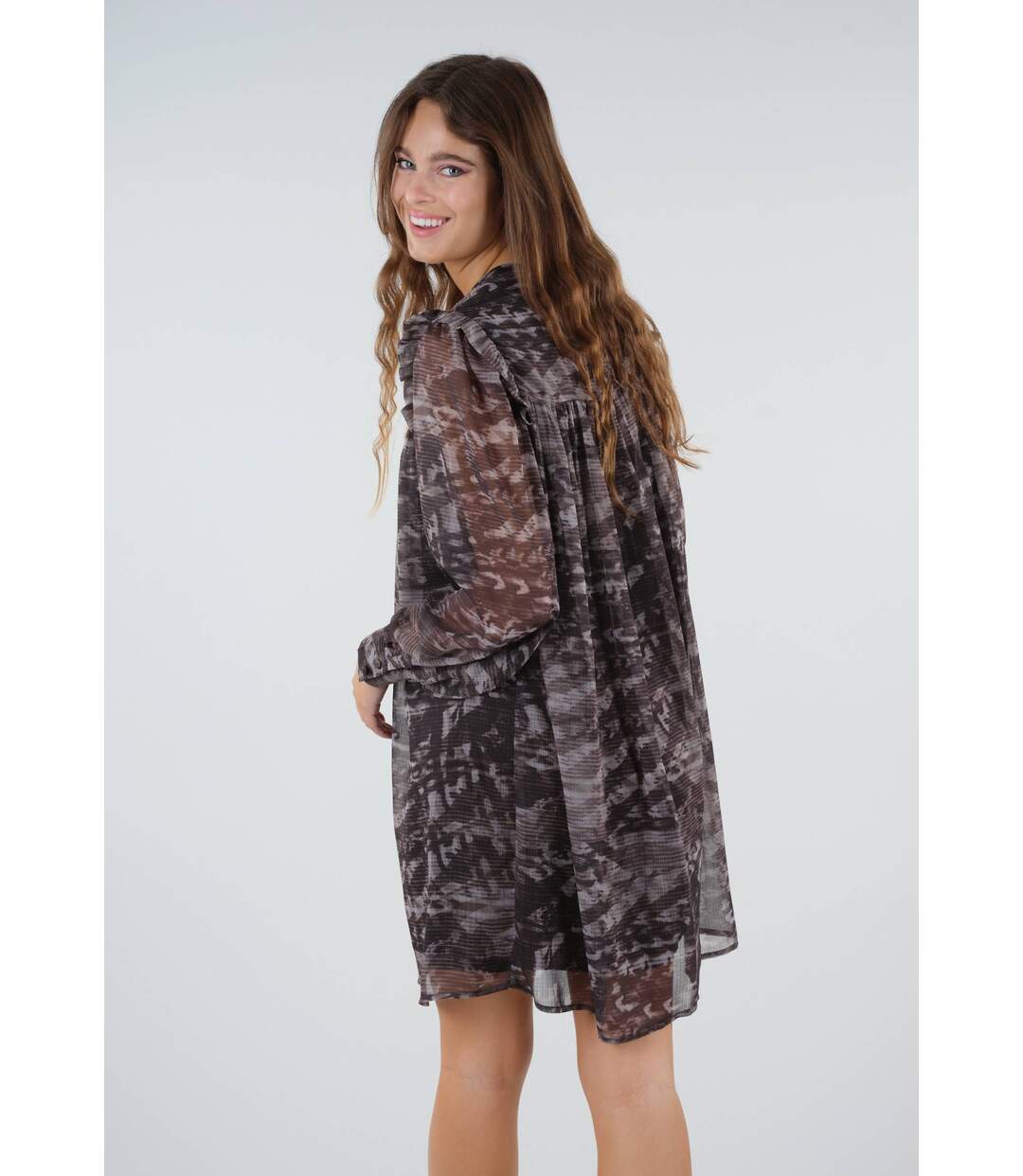 Robe imprimé jungle LYSIANE