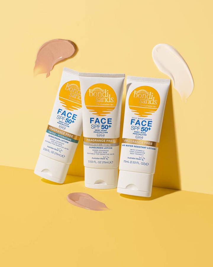 Bondi Sands SPF50+ Fragrance Free Tinted Hydrating Face Lotion 75ml