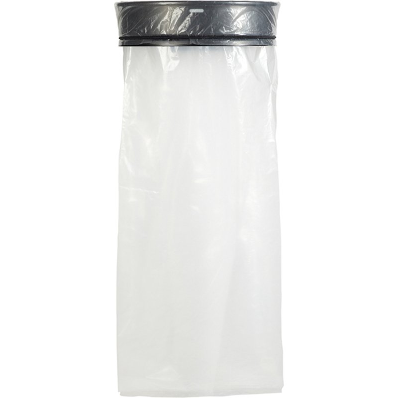 Support de sacs poubelles mural 110 L Ecollecto Rossignol noir