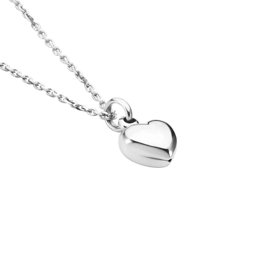Collier Barbara Argent Blanc