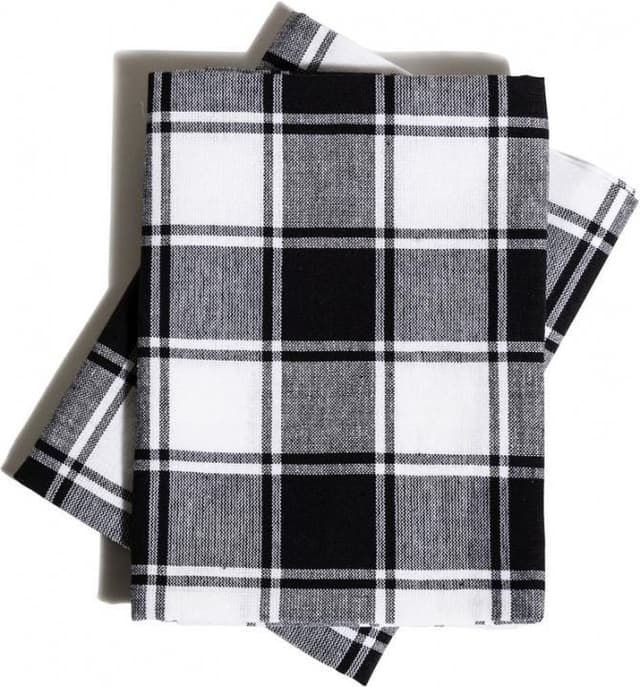 Queen Anne Kökshandduk 2-Pack Svart 45x65