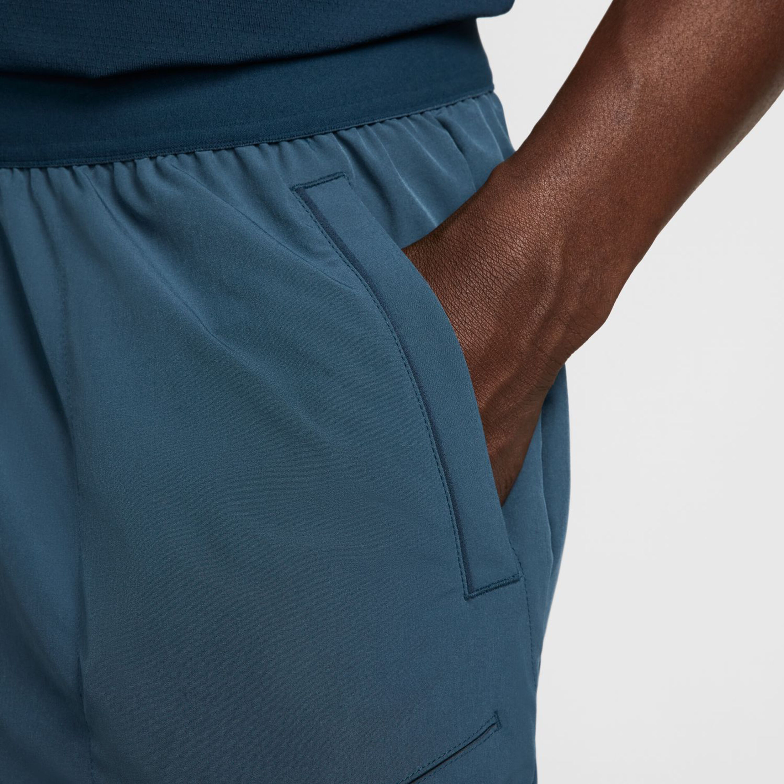 Nike Court Dri-Fit Advantage 6in Shorts Hommes - Bleu Foncé , Blanc