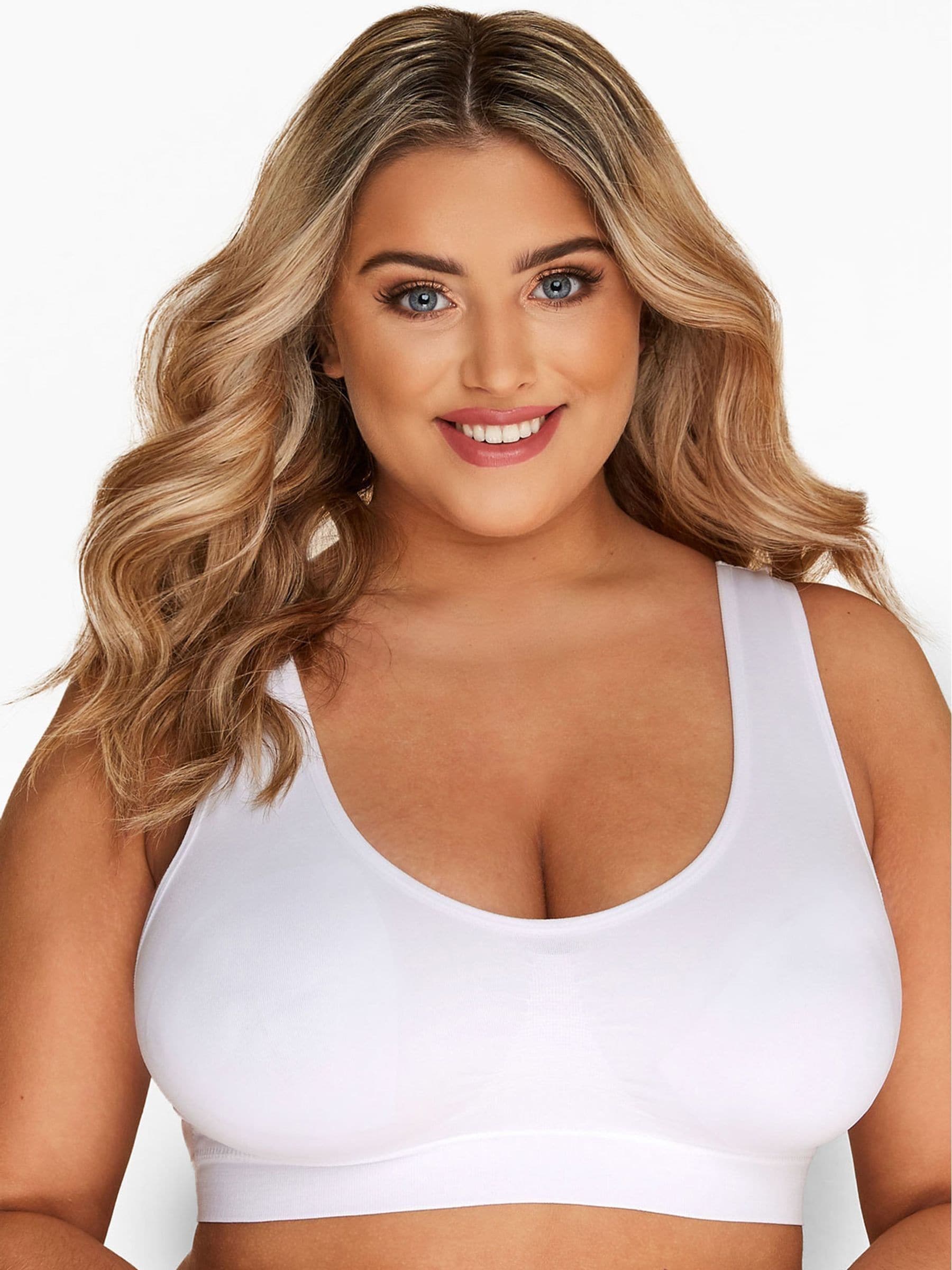 Yours Curve Seamless Unpadded Bra 2 Pack