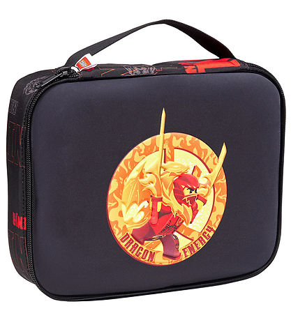 LEGO® Ninjago Brotdose Tasche - Drache Energy - 3 L - Schwarz