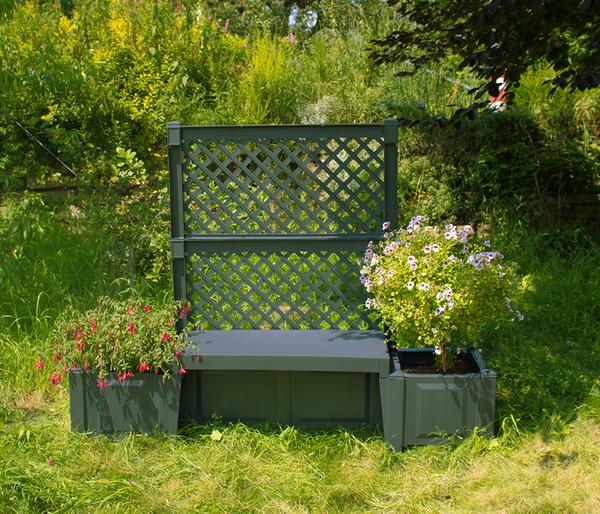 KHW Kunststoff-Gartenbank Kopenhagen