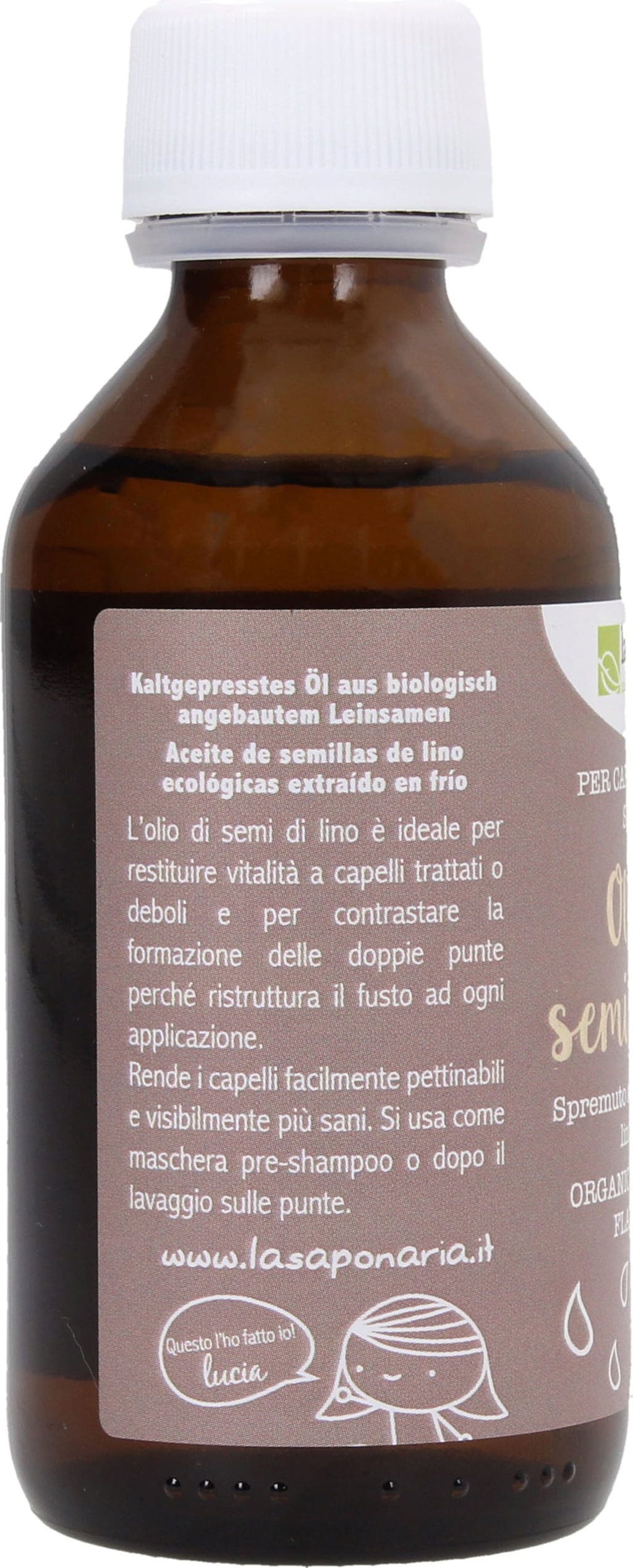La Saponaria  Bio-Leinöl, 100 ml
