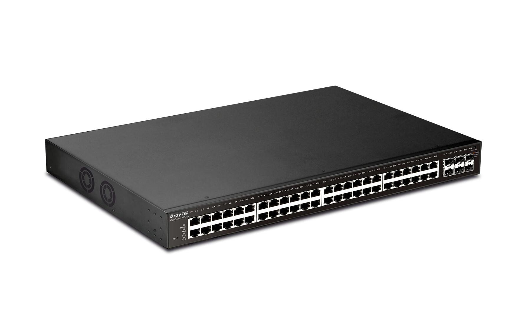 PoE+ Switch VigorSwitch P2540xs 54 Port<br>54-Port Layer 2+ Managed 10G PoE Switch