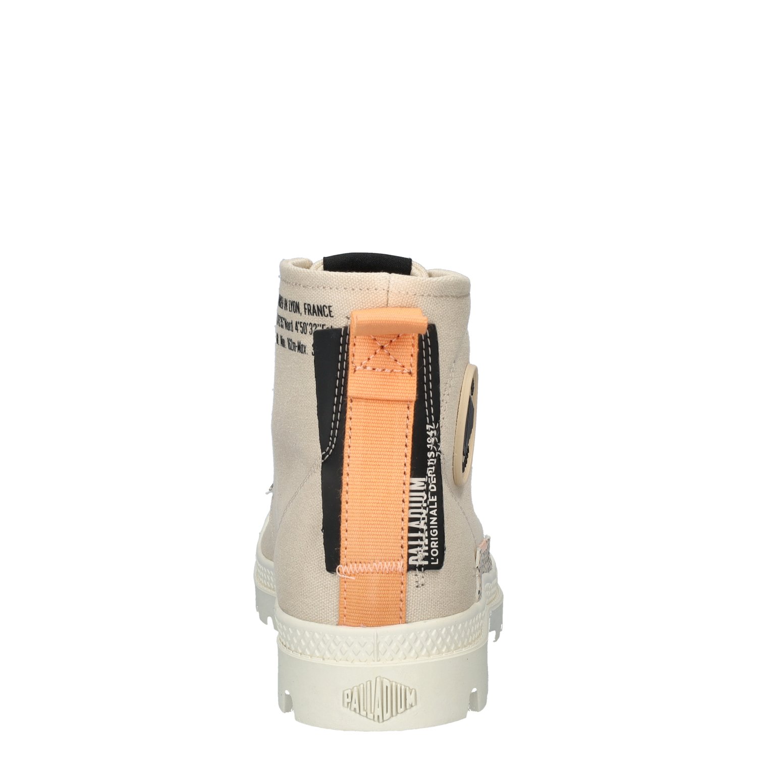 Underlayer dames veterboot Palladium Beige