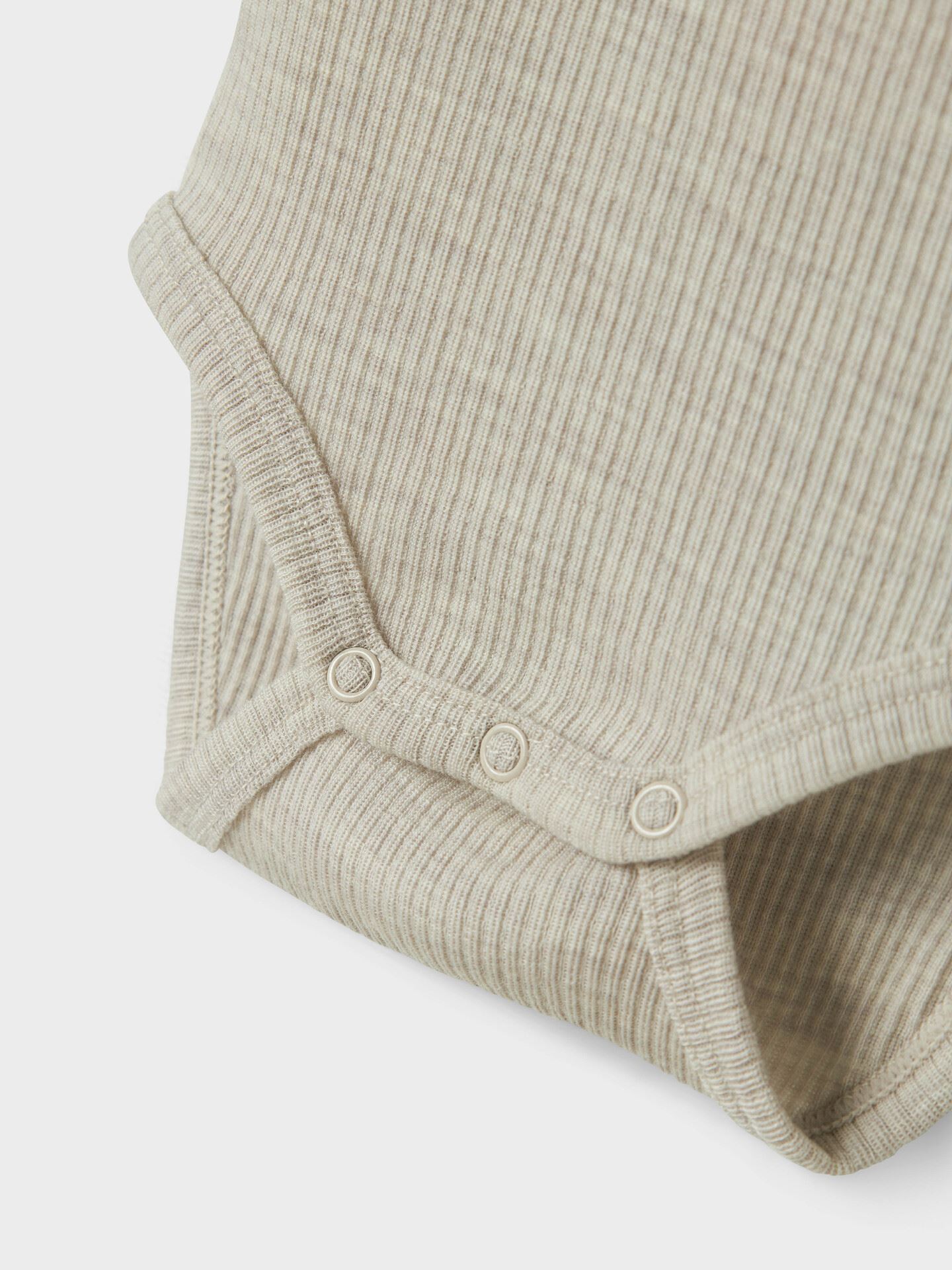Wax Wool Rib Long Sleeve Body