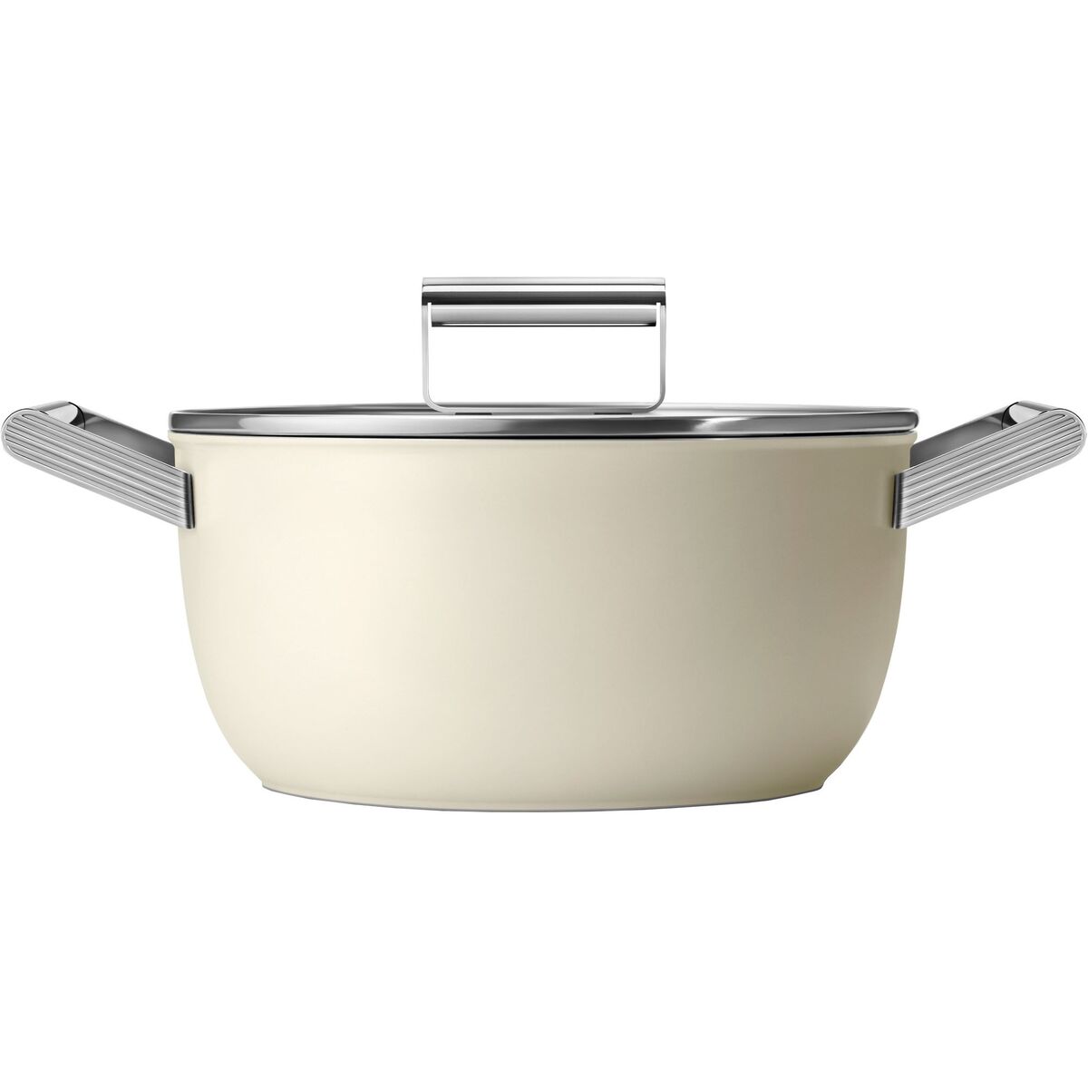 Kasserolle m/lokk 24 cm, Creme