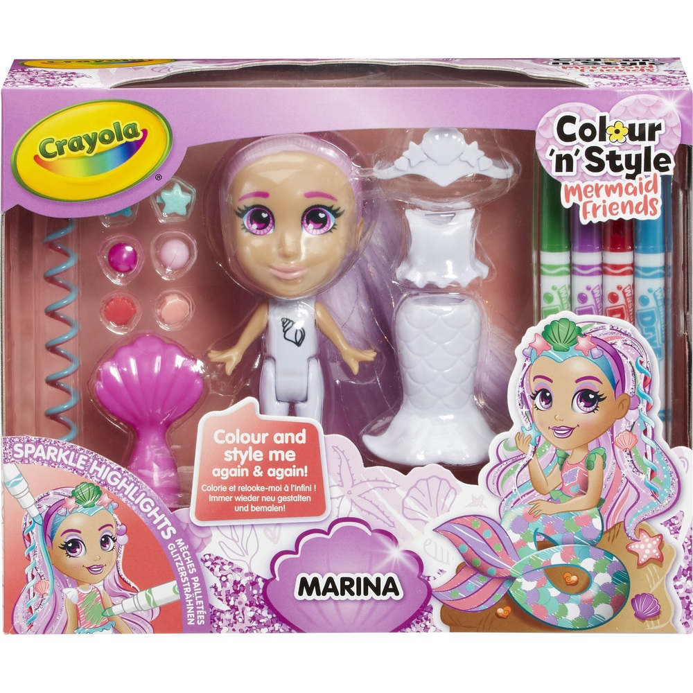 Crayola Colour 'n' Style Meerjungfrauen-Freunde Marina
