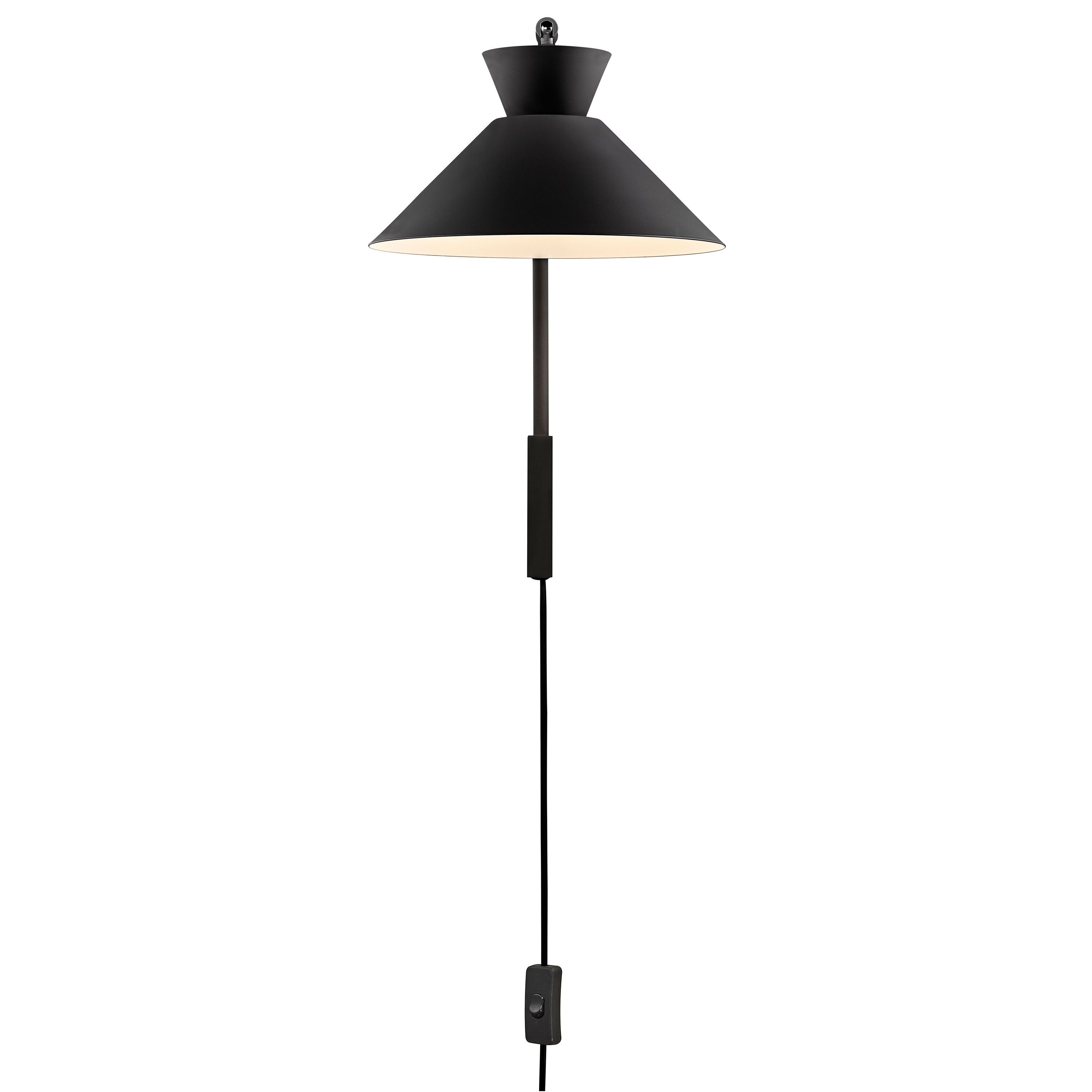 Nordlux DIAL Wand- / Deckenleuchte - Schwarz / H: 40.0 cm x D: 25.0 cm