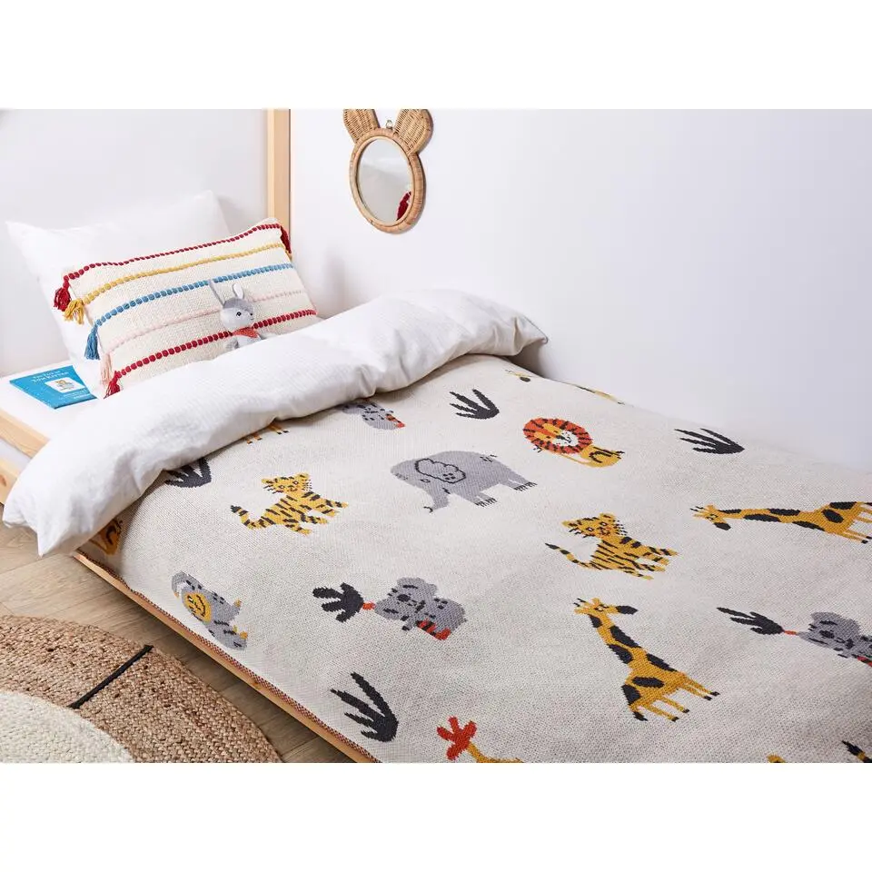 SAMEO - Kinderdeken - Meerkleurig - 130 x 170 cm - Katoen