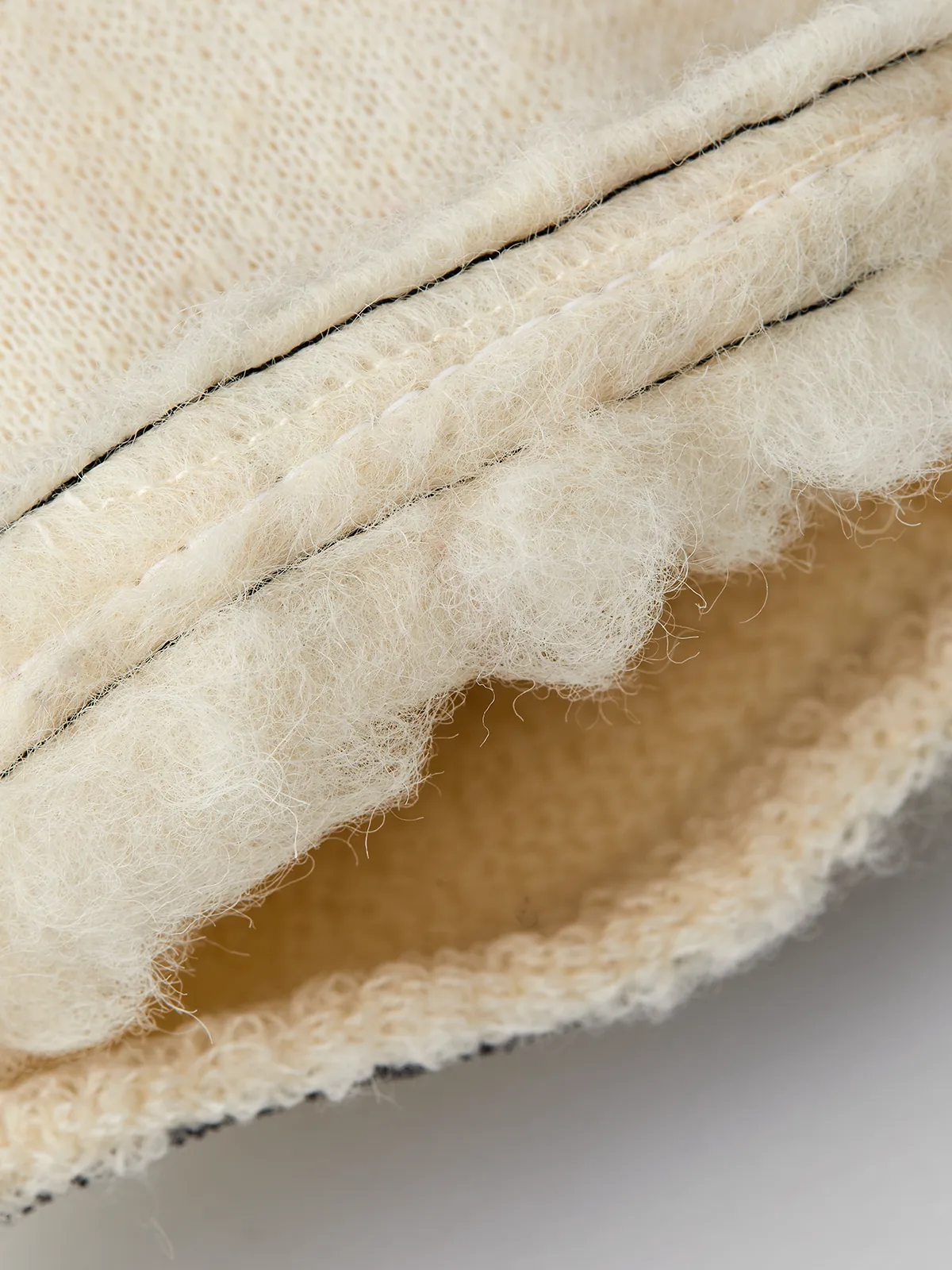 Hestra Heli Ski Wool Liner - Mitt Off White