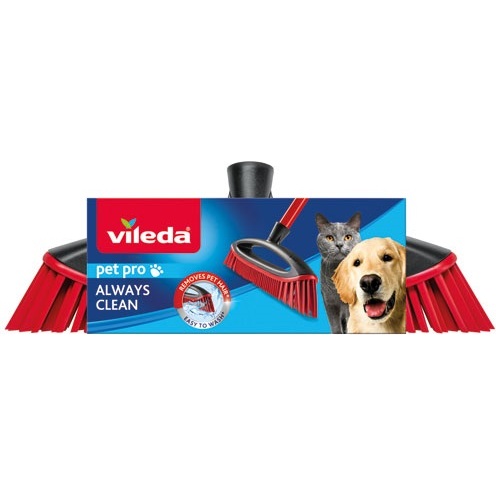 Balai Vileda Always Clean Pet Pro, noir/rouge