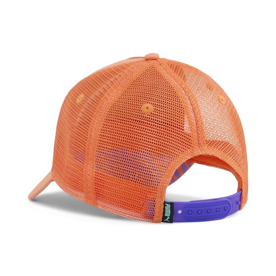 NEYMAR JR Trucker Cap Orange Poppy-PUMA Black