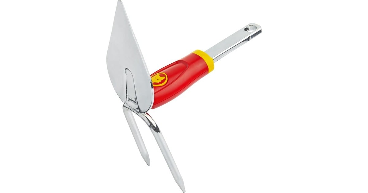 WOLF-Gartenmulti-star iM-M Dubbelhak schoffel  (Rood/geel)
