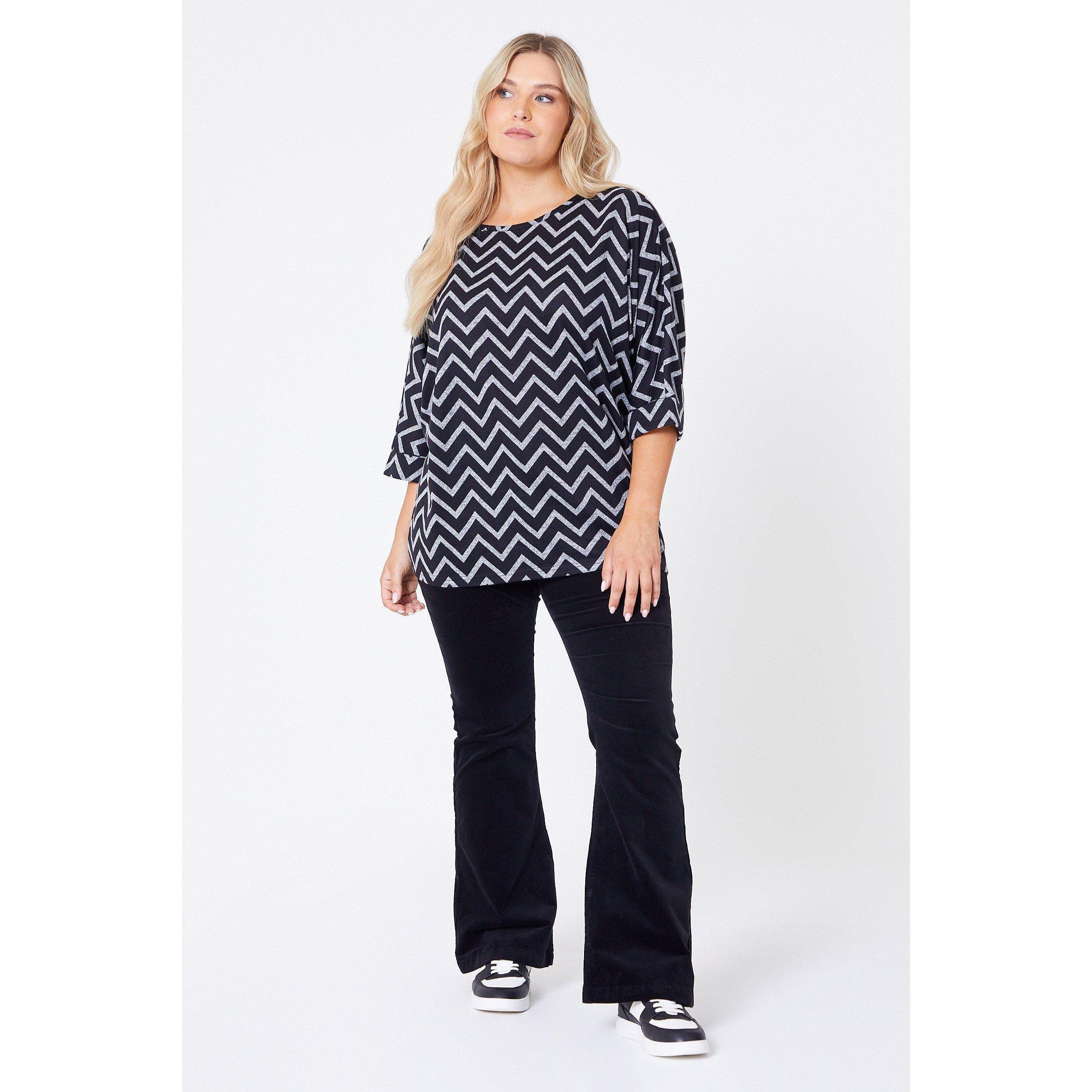 Be You Ladies Supersoft Zag Tunic