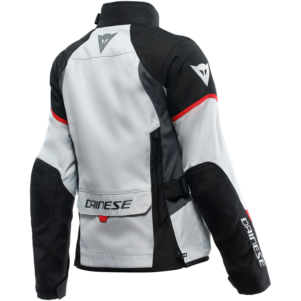 Dainese - Veste femme Tempest 3 D-Dry® Lady Gris Clair / Noir / Rouge