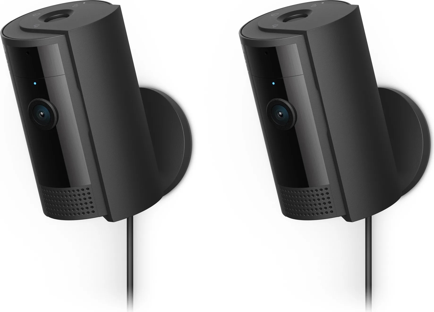 Ring Indoor Camera 2ème Gen Noir (2 pcs) Caméra de surveillance
