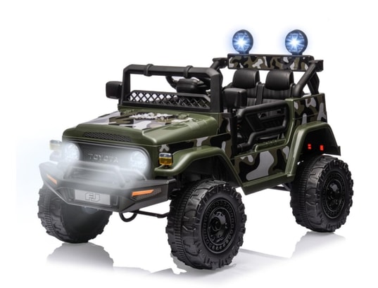 MILLY MALLY - Voiture électrique enfant Véhiculeride-on toyota fj cruiser army