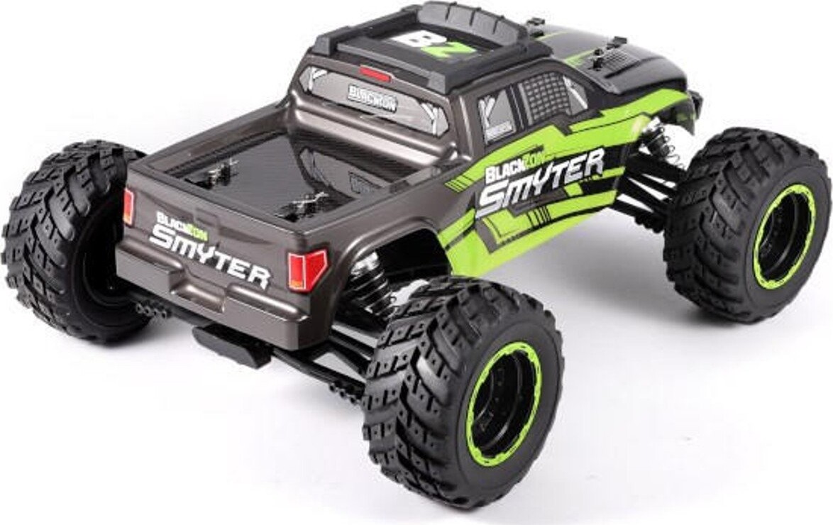Fjernstyret Monster Truck - Smyter Desert - Grøn - Blackzon - 1:12