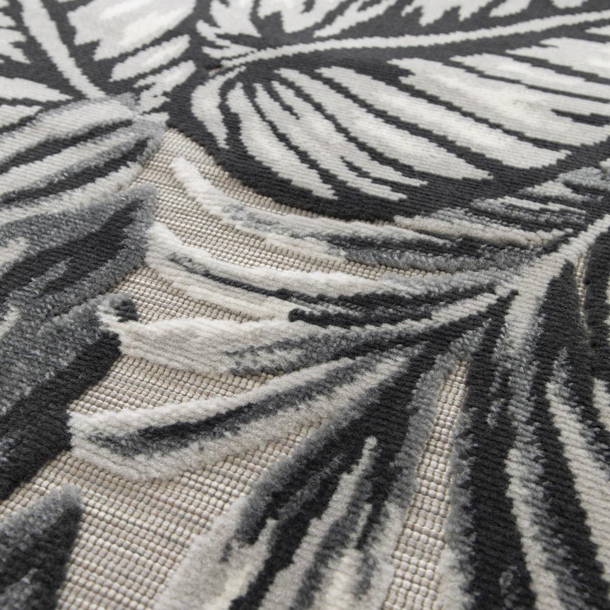 Tapis extérieur noir 80x150 cm