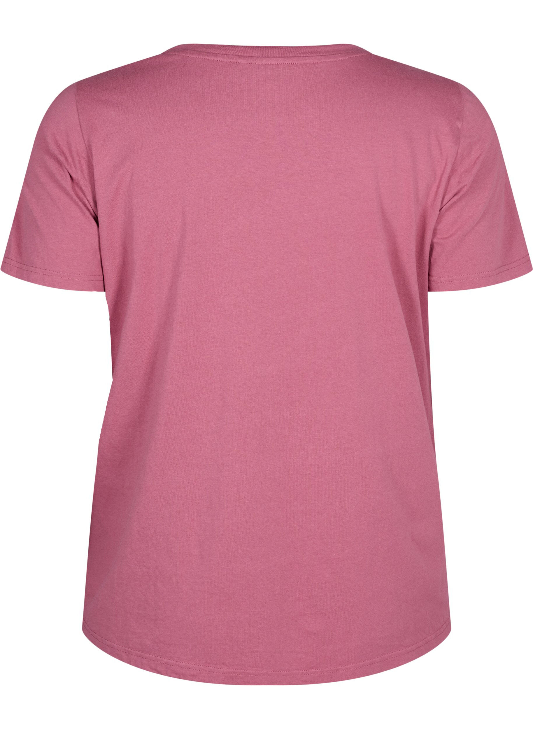 T-shirt i bomuld med tekstmotiv