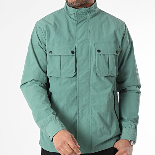 Veste Zippée Vert Kaki