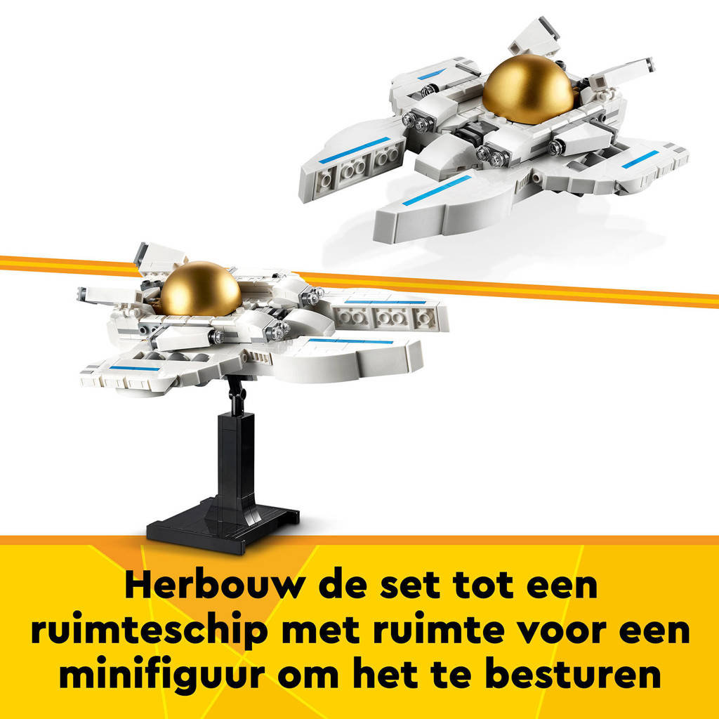 Heel Leuk3-in-1 Ruimtevaarder Set met Speelgoed Hond en Ruimteschip plus Astronaut 31152