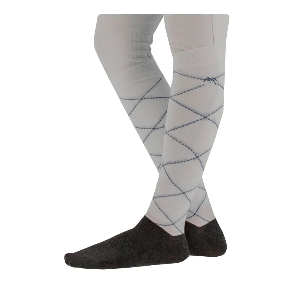 Pénélope LUXE - Chaussettes Femme blanc
