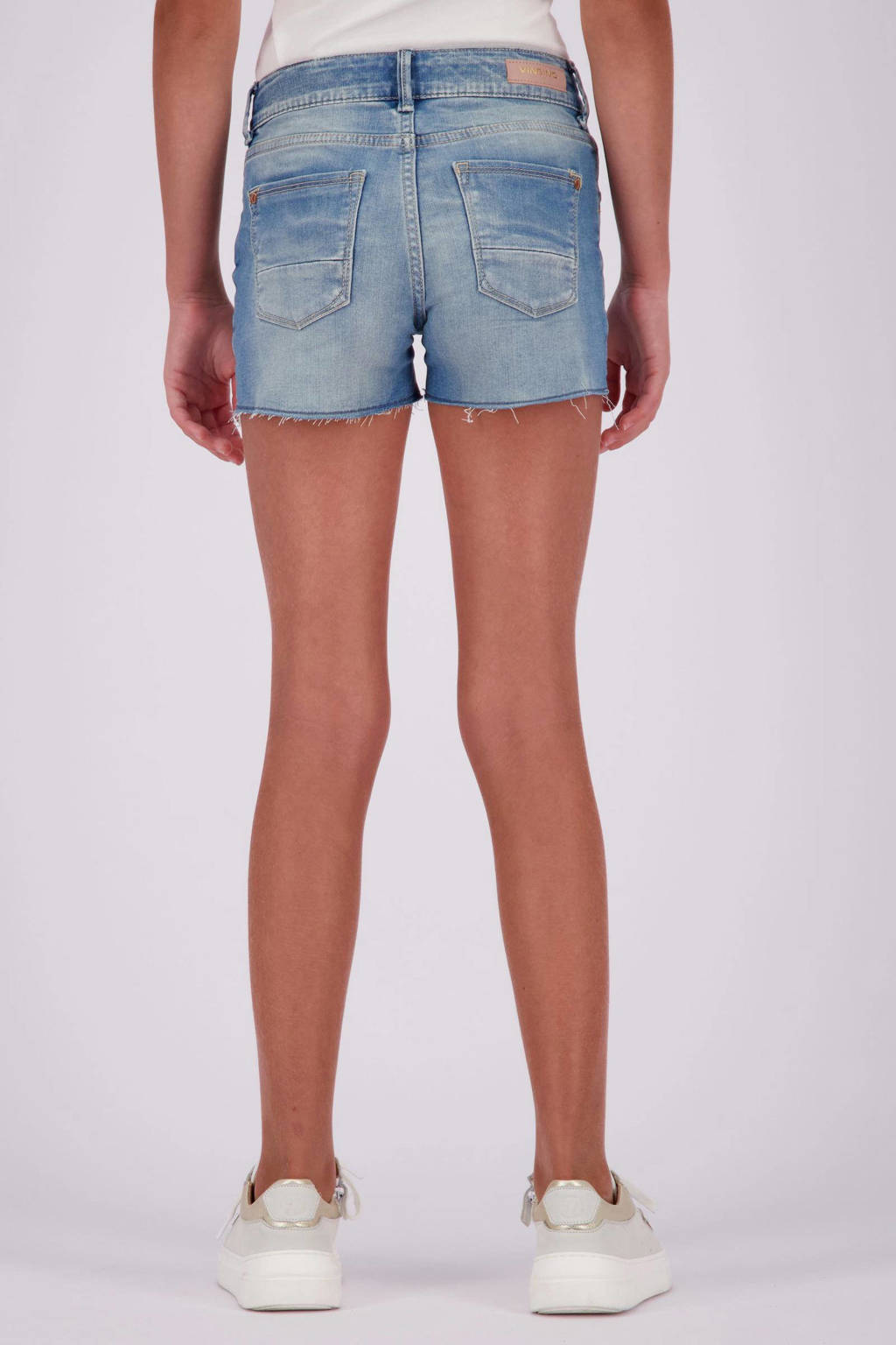 Vingino denim short Daizy mid blue wash