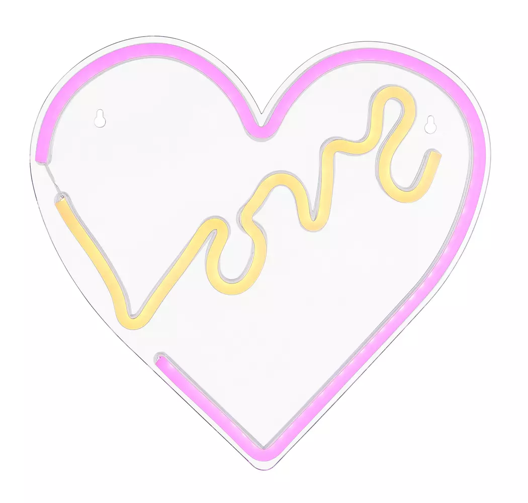 LED-Wandleuchte Love