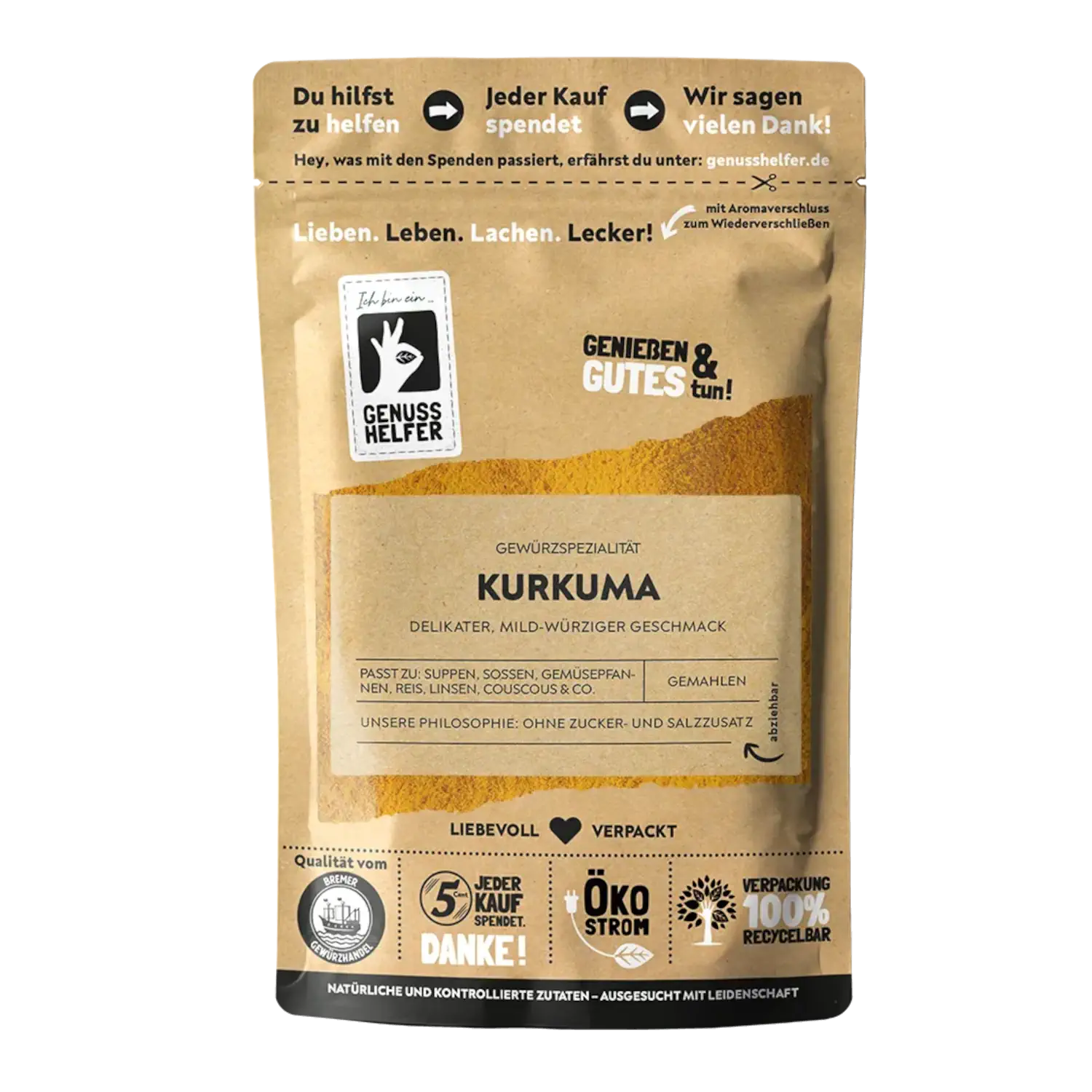 Kurkuma, gemahlen, 3er Pack