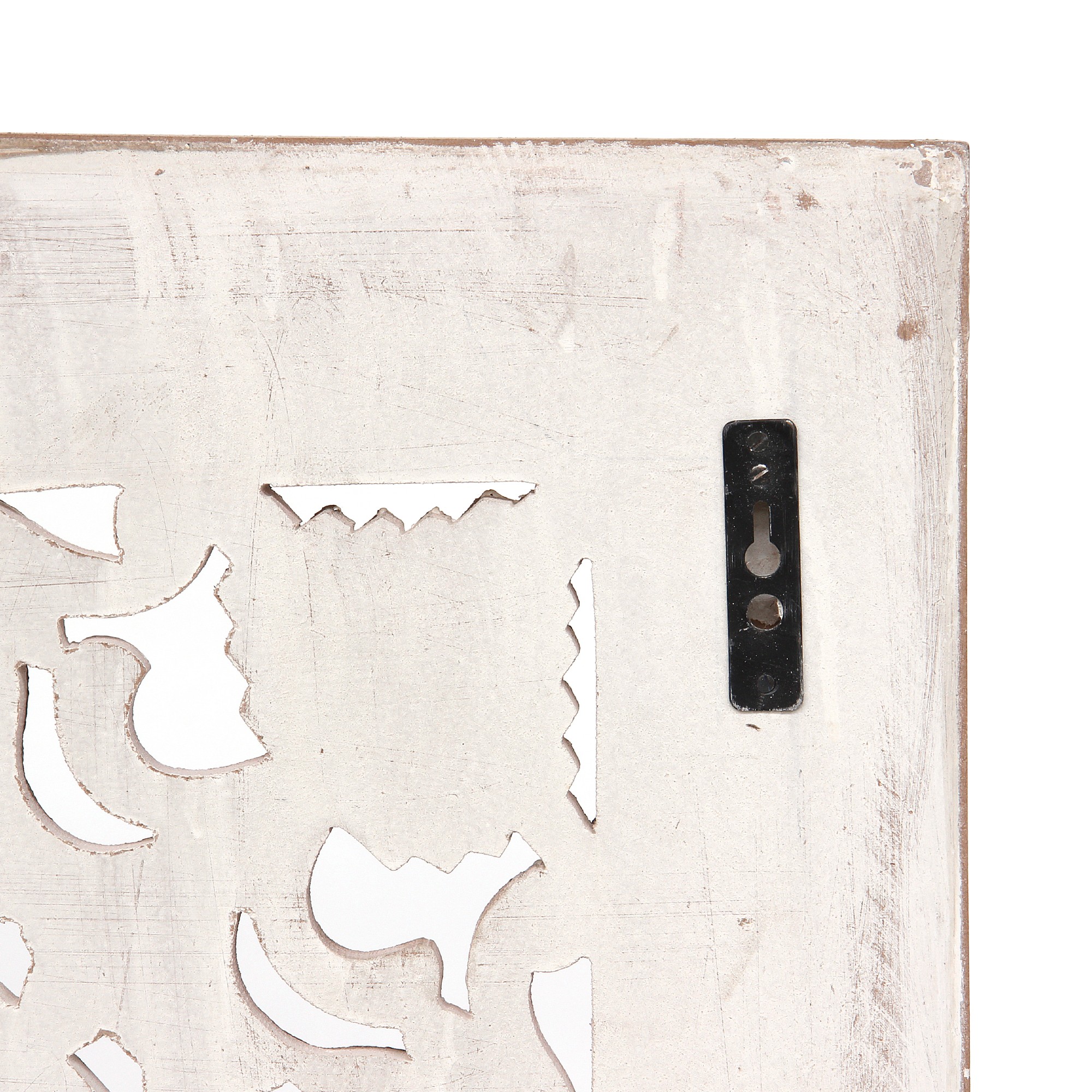 Wandpanel 'De Clerque', weiß, H 120 cm, B 120 cm, T 4 cm von fischer's lagerhaus
