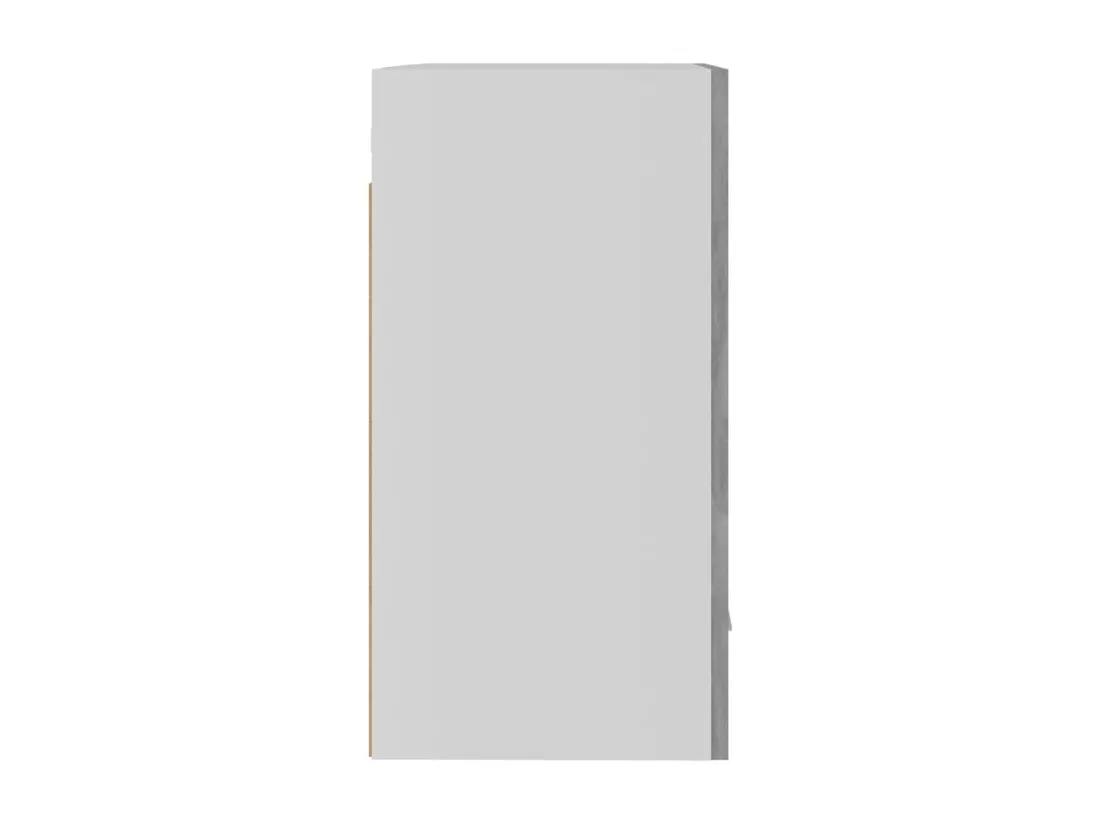 Armoires suspendues 2 pcs Gris béton Bois d’ingénierie