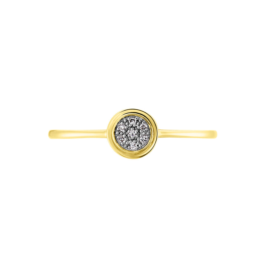 Bague Or Jaune Kaylynn Diamants