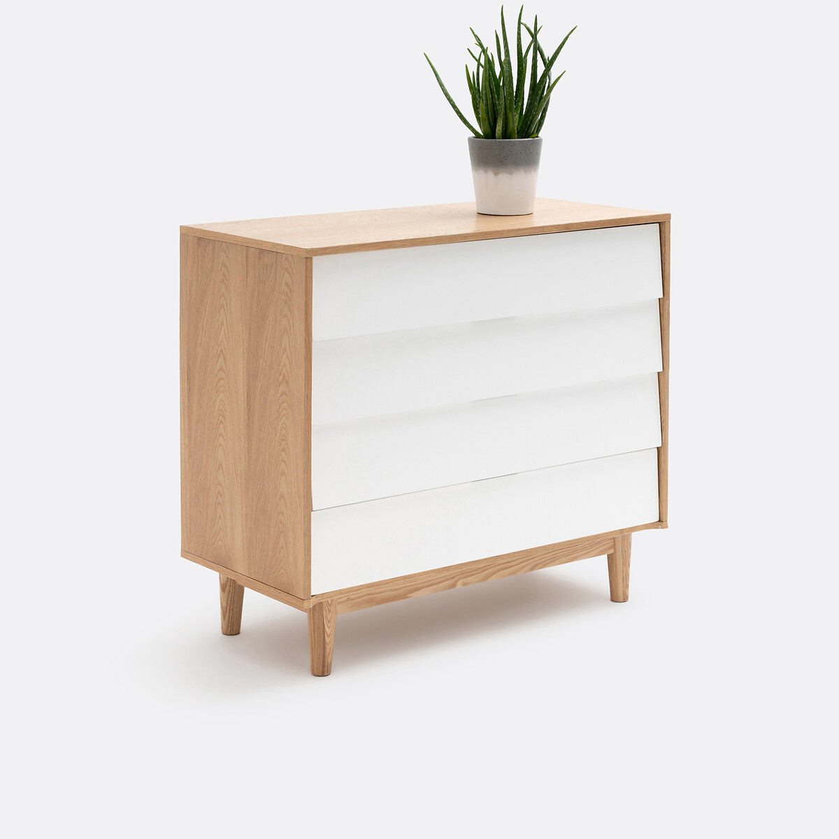 LA REDOUTE INTERIEURS<br>Cômoda vintage 4 gavetas, Jimi