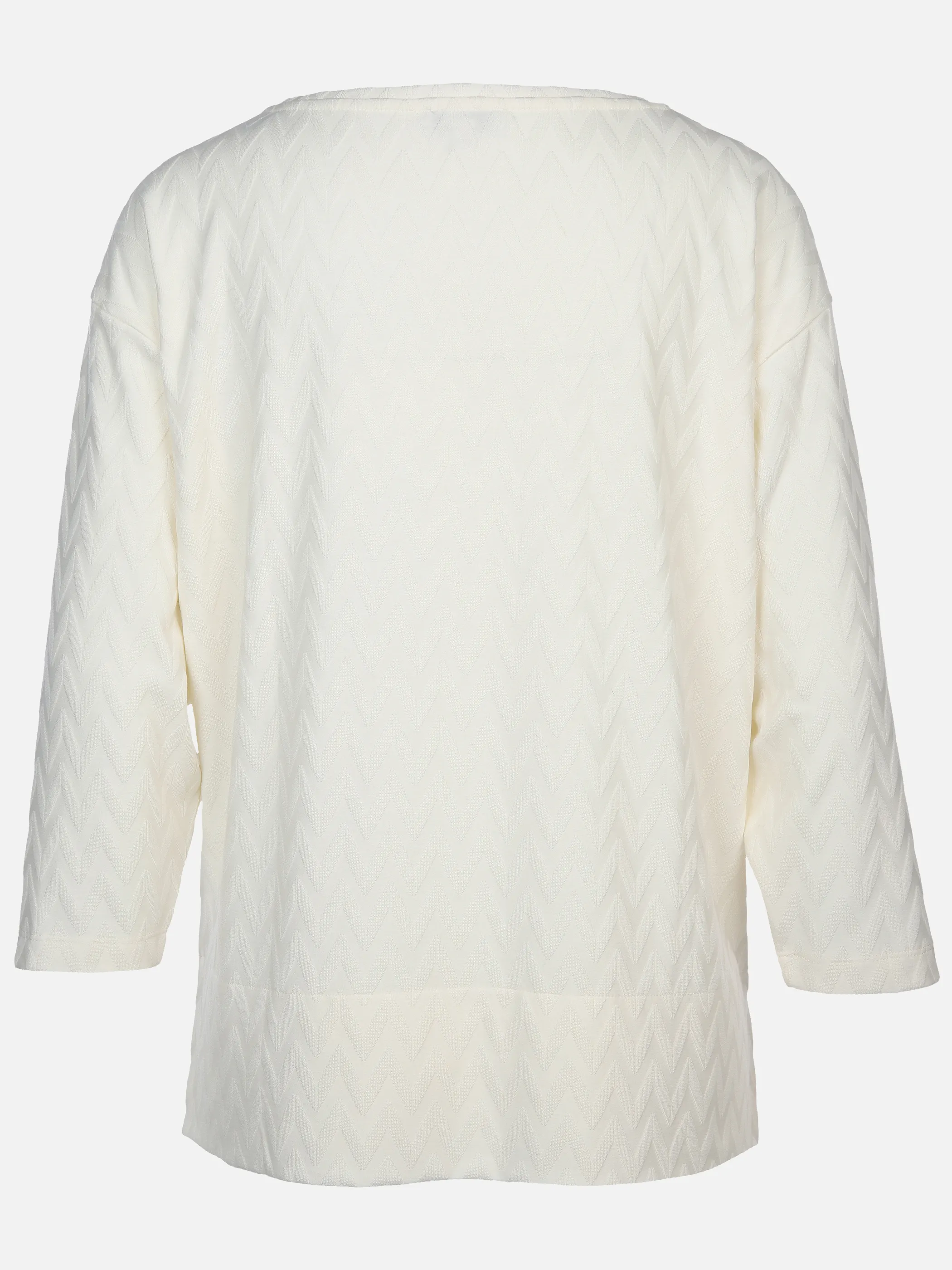 Damen Jacquard Shirt mit 3/4 Arm