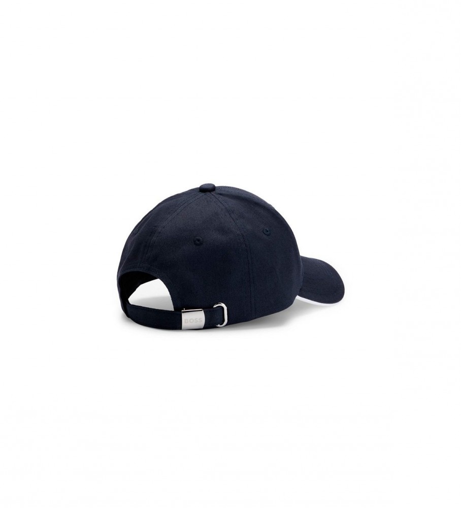 Boné BOSS Navy Curved Logo Twill