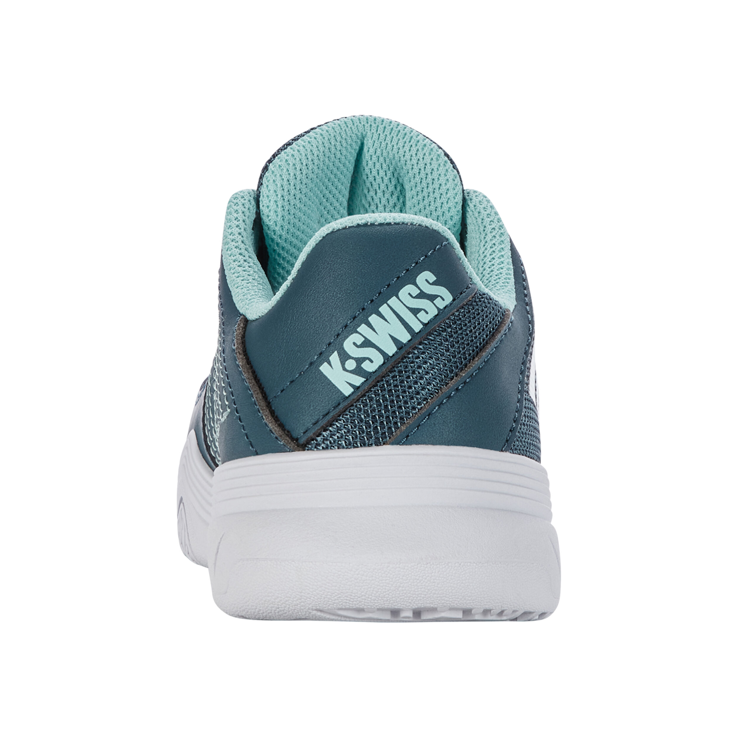K-Swiss Court Express Omni Chaussures Toutes Surfaces Enfants - Bleu Petrol, Blanc