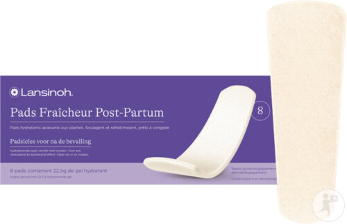 Lansinoh Pads Fraîcheur Post-Partum 8 Pièces